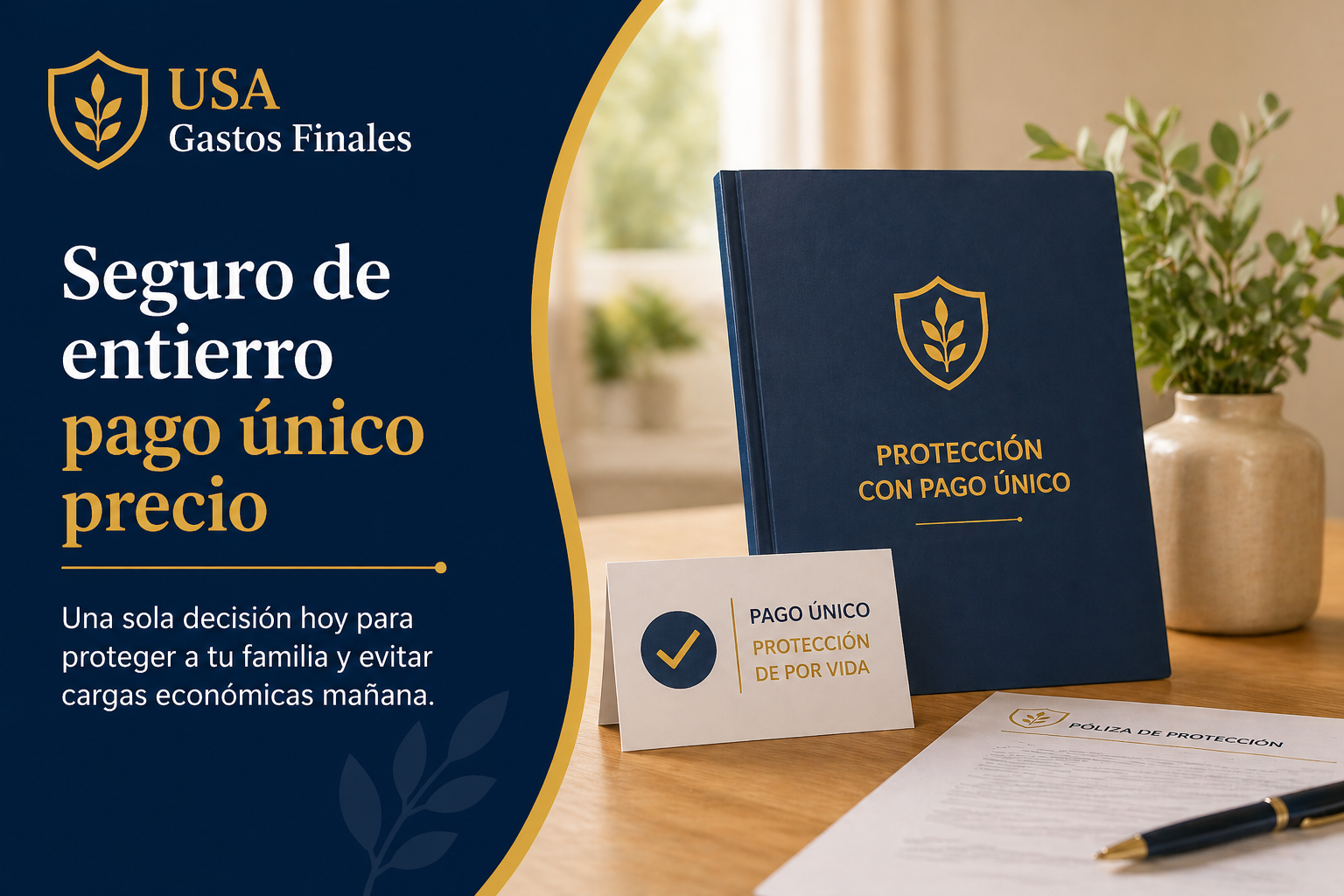¿Cuánto cuesta un seguro de gastos finales en EE.UU.?